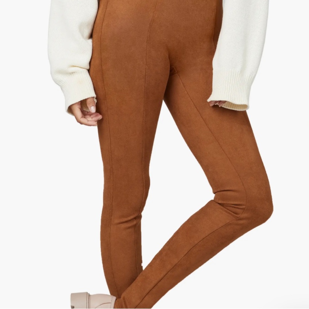 Women's Faux Suede Spanx Leggings